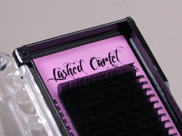 CLEARANCE | Dark Matte Black Volume Lash Trays | 20 ROW (.03 & .05)