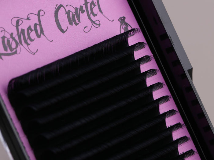 CLEARANCE | Dark Matte Black Volume Lash Trays | 20 ROW (.03 & .05)