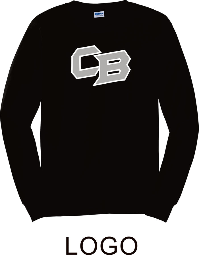CO Baseball Basic Long Sleeve Tee- 7 designs- Matte or Glitter