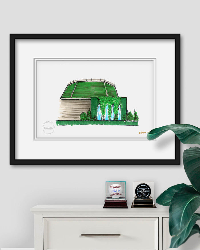 Coors Field Ink Sketch Limited Edition Art Print