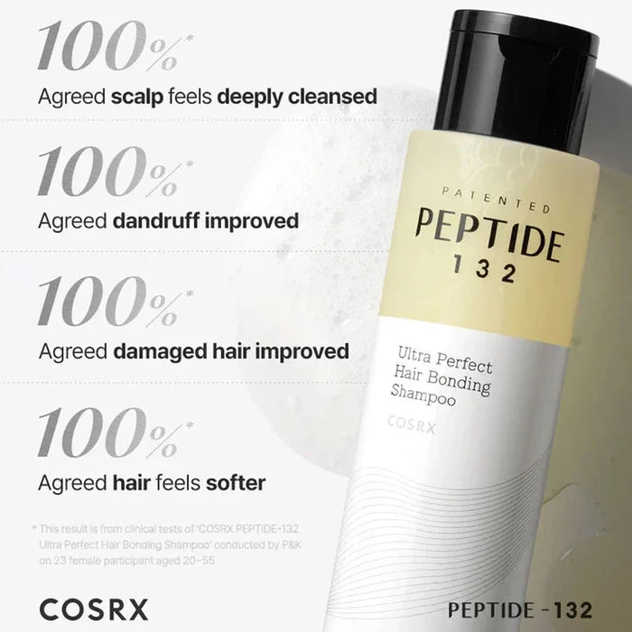 COSRX PEPTIDE-132 Ultra Perfect Hair Bonding Shampoo شامبو الشعر من كوزركس