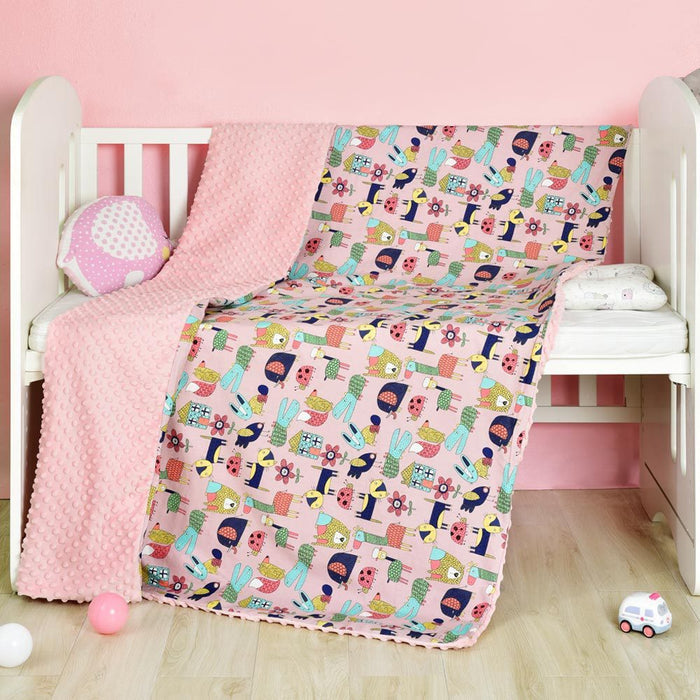Cotton cartoon baby blanket, baby comfort peas blanket 🇨🇳