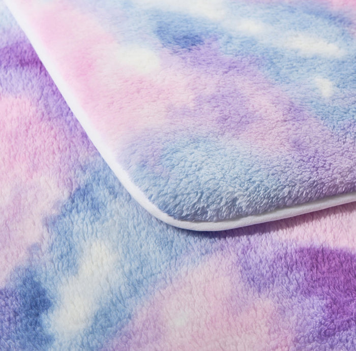 Coverless Teddy Tie Dye 10.5 Tog Duvet Set - Lilac 🇬🇧
