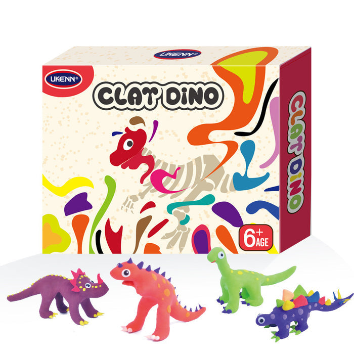 Creative Super Light Clay Puzzle Color Mud Model Children Diy Handmade Toys Clay Dinosaurs 🇨🇳