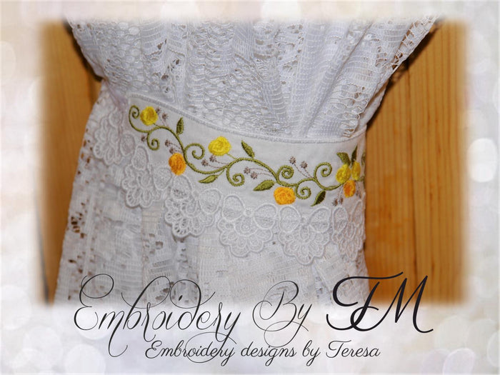 Curtain tie backs 3/ 7x12 hoop