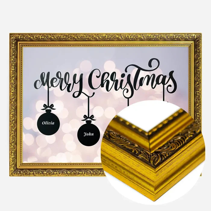 21x30cm | 8¼ x 11¾in / Gold Ornate Frame