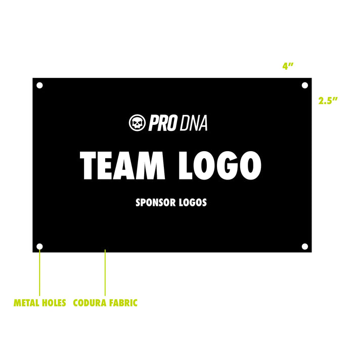 Custom Team Banner - 2.5"x4" Infamous Paintball