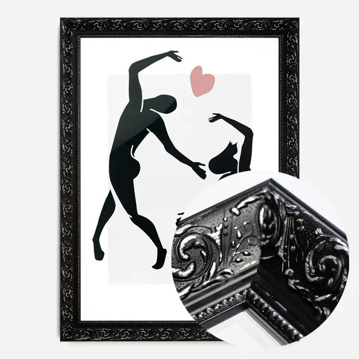21x30cm | 8¼ x 11¾in / Black Ornate Frame