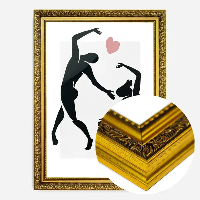 21x30cm | 8¼ x 11¾in / Gold Ornate Frame