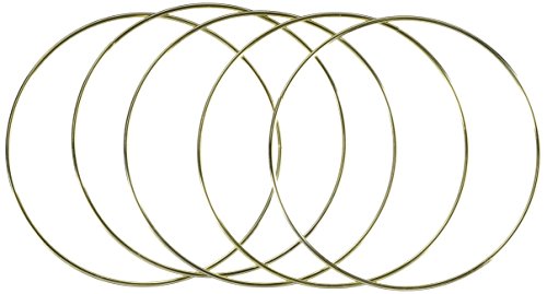 Darice Bulk Buy DIY Metal Ring Gold 1 inch (144-Pack) 1711