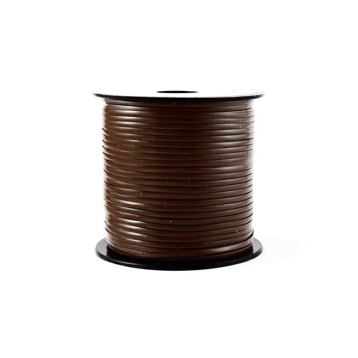 Dark Brown Plastic Craft Lace Lanyard Gimp String Bulk 100 Yard Roll - artcovecrafts.com