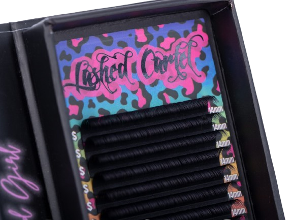 Dark Matte Black Volume Lash Trays | 16 Row (.03 & .05)