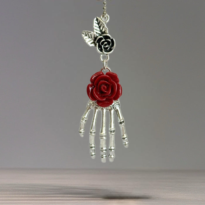 Deadly Damask Skeleton Charm - Tumbler Handle Charm