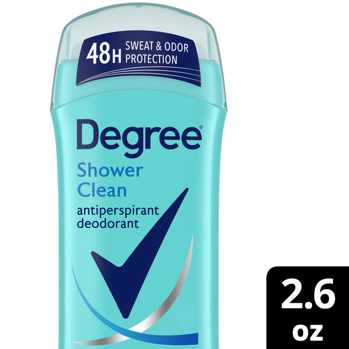 DEGREE Shower Clean Antiperspirant Deodorant Stick – مزيل العرق المضاد للتعرق برائحة الانتعاش