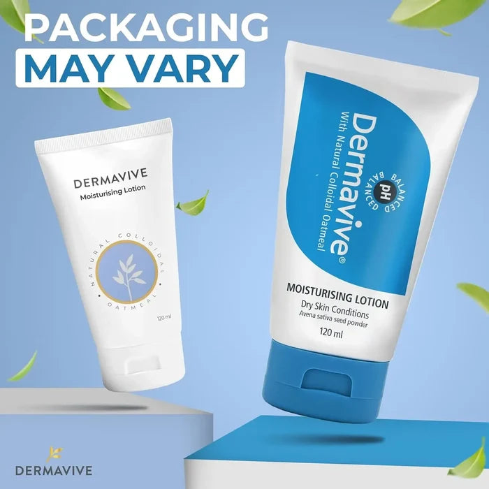 Dermavive Moisturising Lotion 120ml – applying on skin