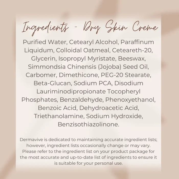 Dermavive Skincare Combo, Dry Skin Creme 100gm and Hydra Cleanser 120ml