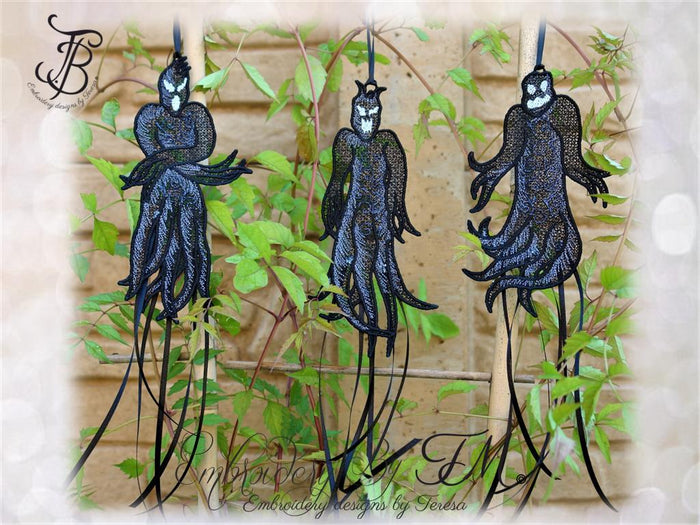 Devils FSL / three variantions/ 5x7 hoop