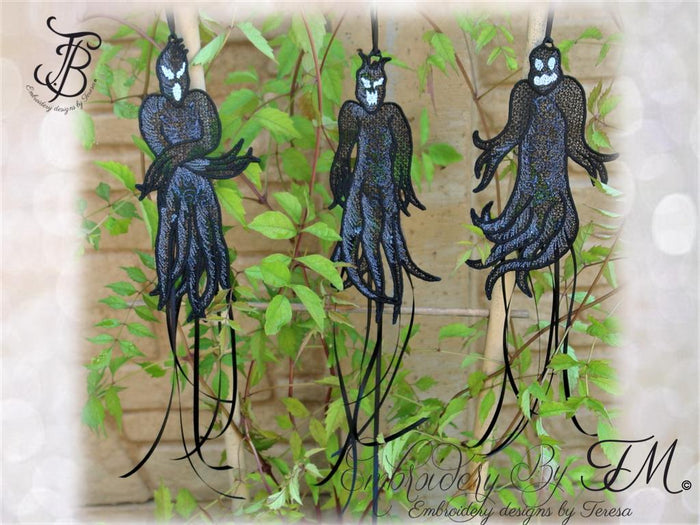 Devils FSL / three variantions/ 5x7 hoop