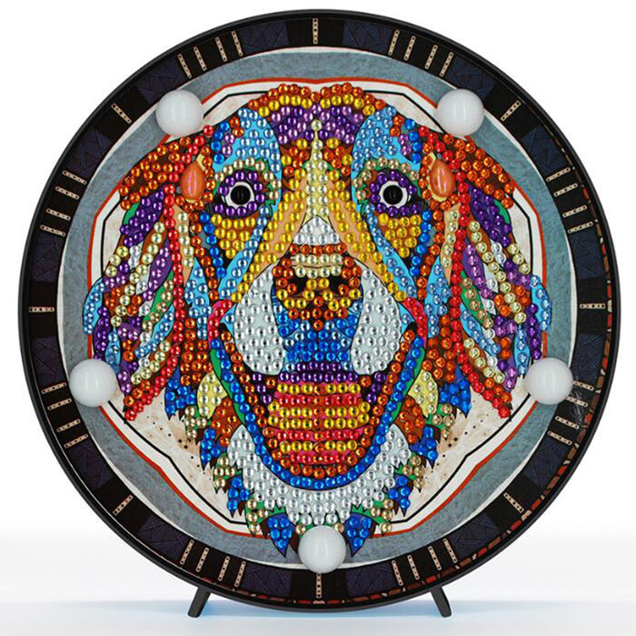 Diamond painting DIY modeling lamp 🇨🇳