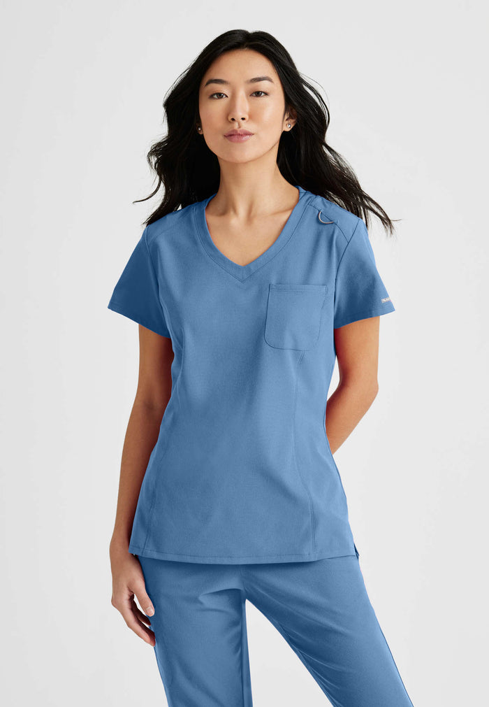 Dignity Top - Ciel Blue - Grey's Anatomy Scrubs