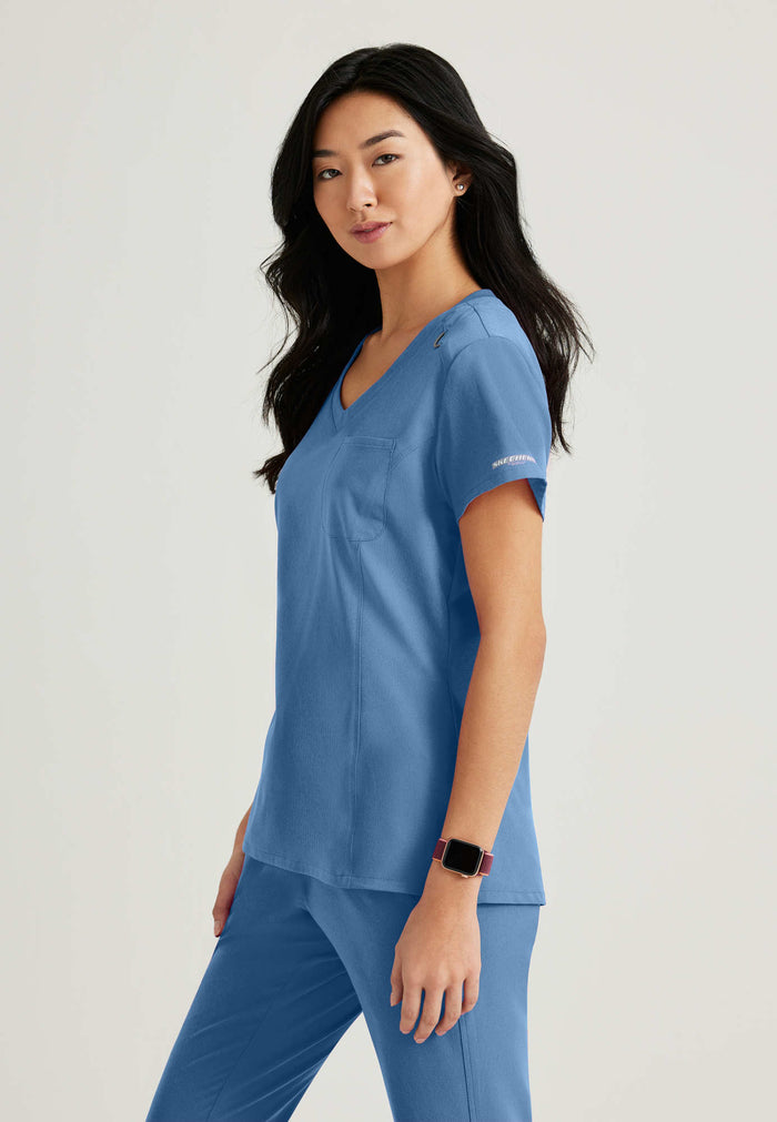 Dignity Top - Ciel Blue - Grey's Anatomy Scrubs