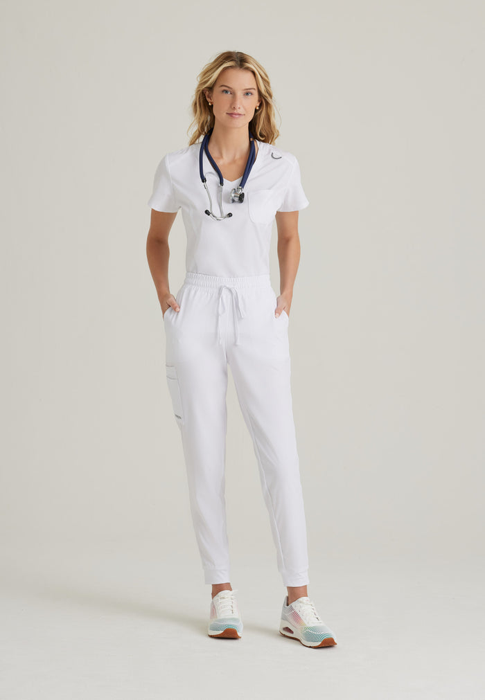 Dignity Top - White - Grey's Anatomy Scrubs
