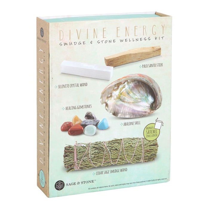 Divine Energy Smudge and Stone Wellness Kit 🇬🇧