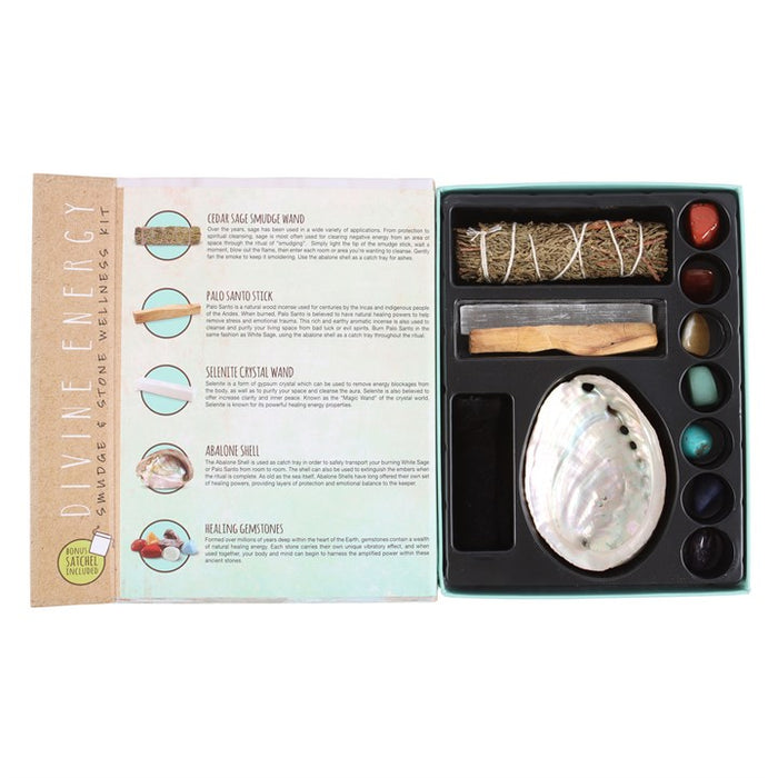 Divine Energy Smudge and Stone Wellness Kit 🇬🇧