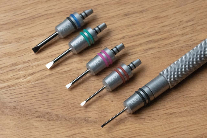 DIY Watch Club Watchmaker's Screwdriver with Ball Bearings & 5 Interchangeable Tips