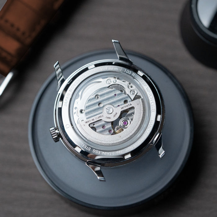DIY Watchmaking Kit | 38.5mm Mosel (2025) series - Emerald Green Skeleton Crystal Dial dress watch w/ Miyota 82S0