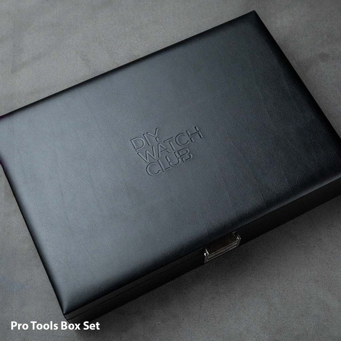 DIY Watch Club watchmaking kit - pro tools box with inhouse designed tools
