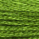 DMC 6 Strand Embroidery Floss Cotton Thread Bulk 906 Medium Parrot Green 8.7 Yards 12 Skeins