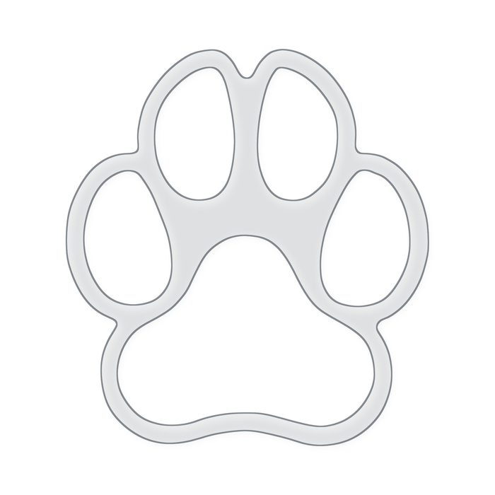 Dog Paw Serving Tray Acrylic Router Template