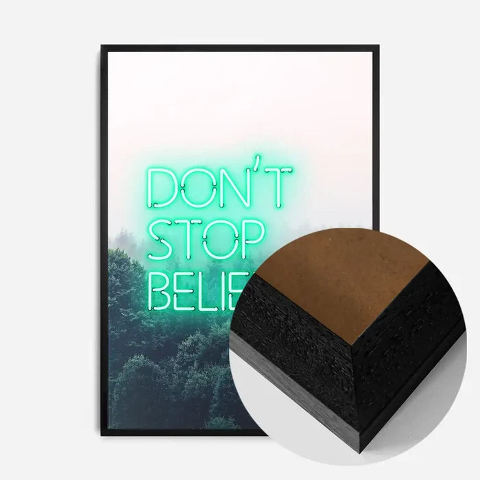 21x30cm | 8¼ x 11¾in / Black Wood Frame