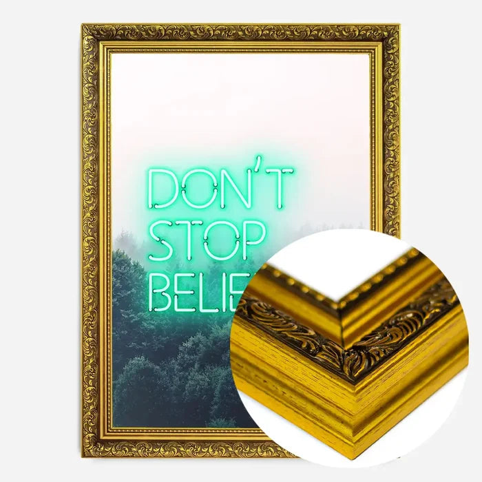 21x30cm | 8¼ x 11¾in / Gold Ornate Frame
