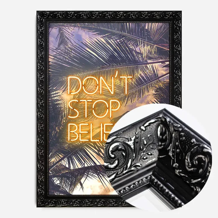 21x30cm | 8¼ x 11¾in / Black Ornate Frame