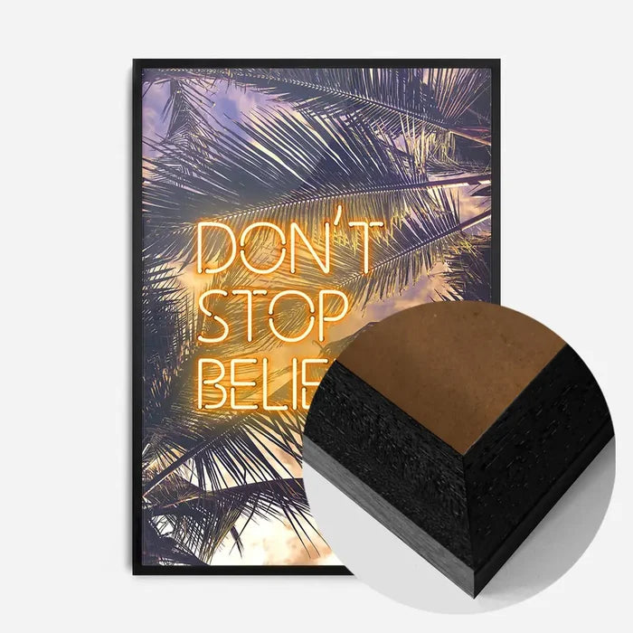 21x30cm | 8¼ x 11¾in / Black Wood Frame