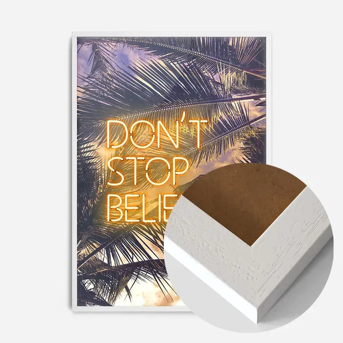 21x30cm | 8¼ x 11¾in / White Wood Frame