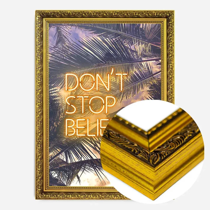 21x30cm | 8¼ x 11¾in / Gold Ornate Frame