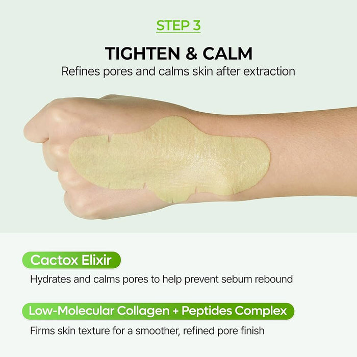 Dr. Melaxin Cactox 3 - Step Nose Pore Pack Set (3pcs) مجموعة دكتور ميلاكسين كاكتوكس لتنظيف مسام الأنف بثلاث خطوات - Princess Cosmetics Qatar
