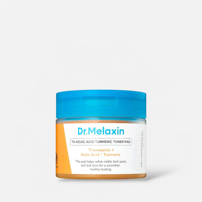 Dr. Melaxin TX - Kojic Acid Turmeric Toner Pad (70 Pads) وسادة تونر دكتور ميلاكسين تي إكس بحمض الكوجيك والكركم - Princess Cosmetics Qatar
