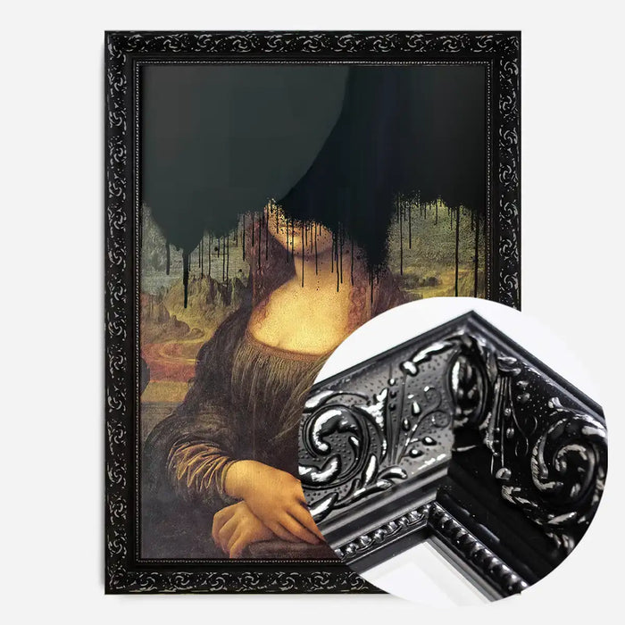 21x30cm | 8¼ x 11¾in / Black Ornate Frame