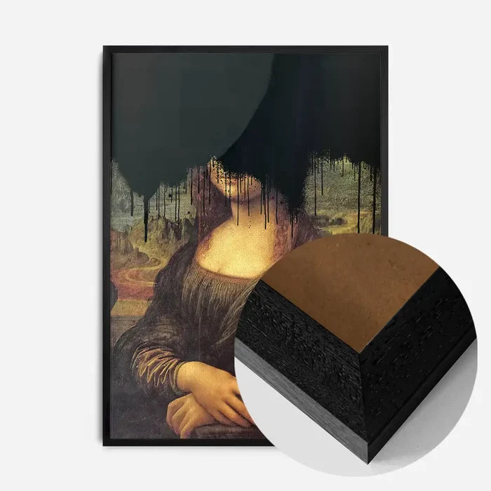 21x30cm | 8¼ x 11¾in / Black Wood Frame