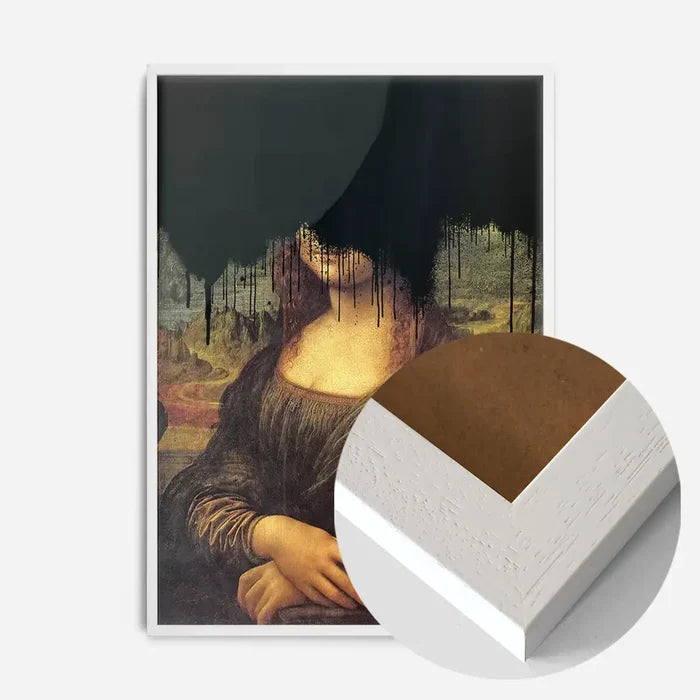 21x30cm | 8¼ x 11¾in / White Wood Frame