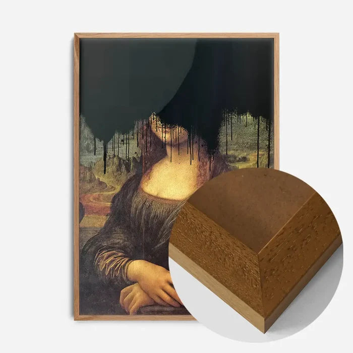 21x30cm | 8¼ x 11¾in / Oak Wood Frame