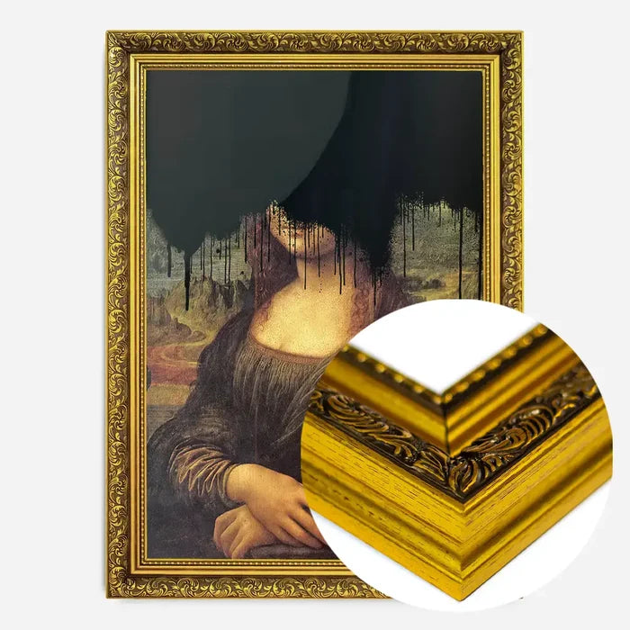 21x30cm | 8¼ x 11¾in / Gold Ornate Frame