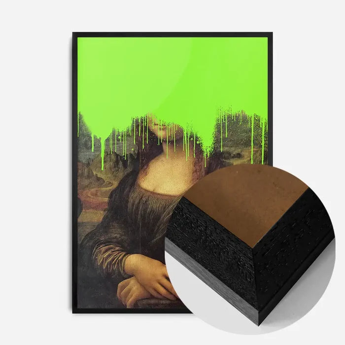 21x30cm | 8¼ x 11¾in / Black Wood Frame