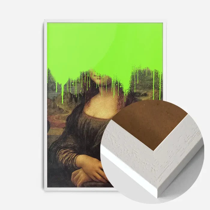 21x30cm | 8¼ x 11¾in / White Wood Frame