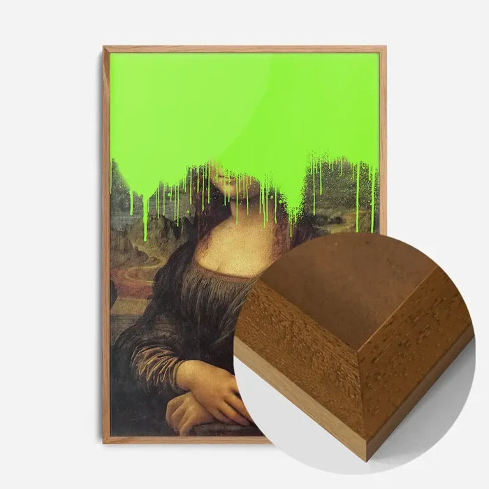 21x30cm | 8¼ x 11¾in / Oak Wood Frame