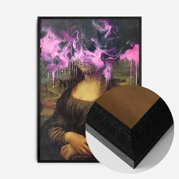 21x30cm | 8¼ x 11¾in / Black Wood Frame